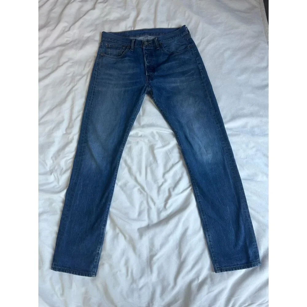 Levi's Men's 501 Original Fit Jeans - Size 32x34 - Blue